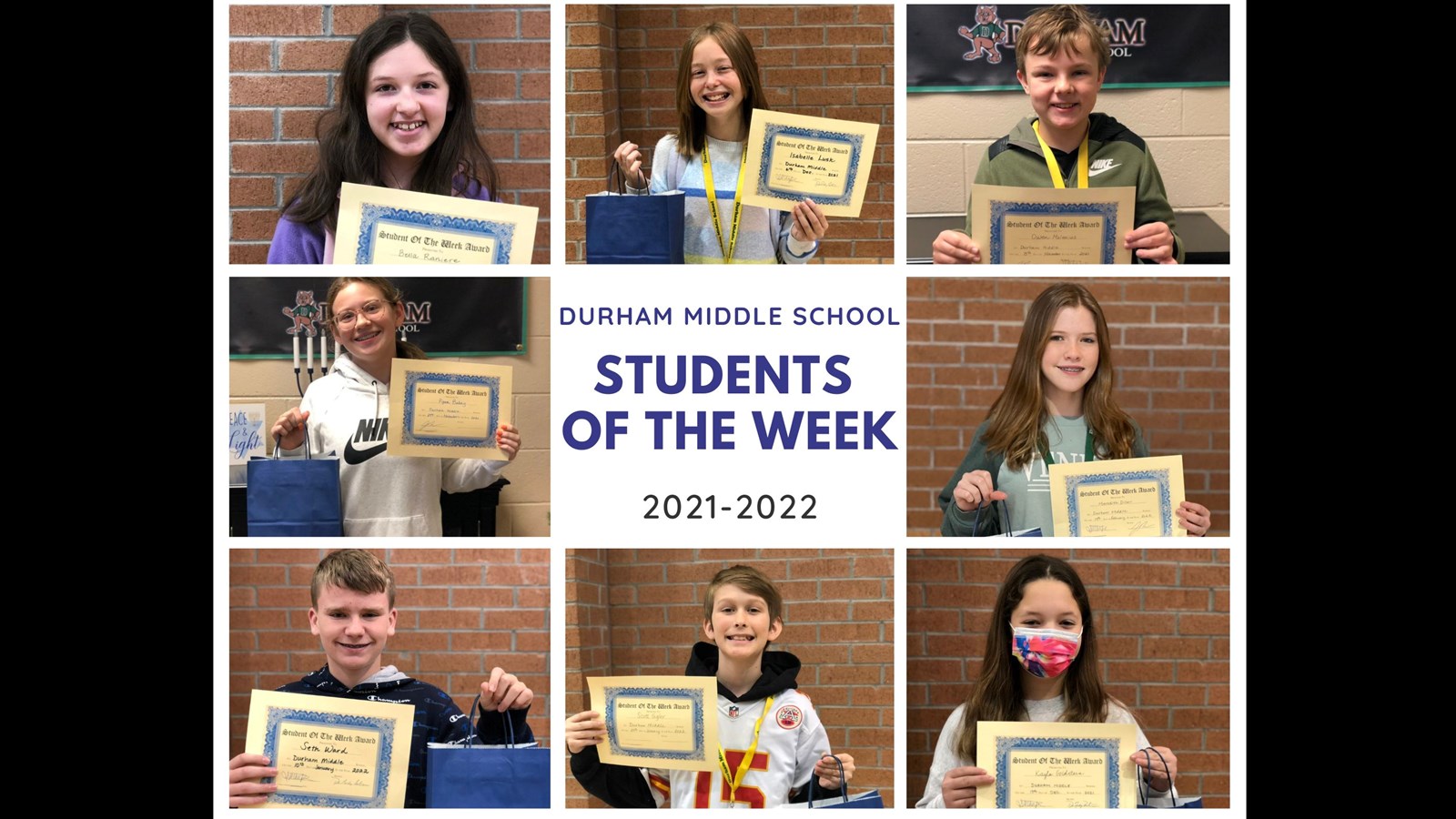 Durham Students of the Week